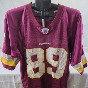 Reebok Washington Redskins Football #89 Santana Moss Mens Jersey Size M